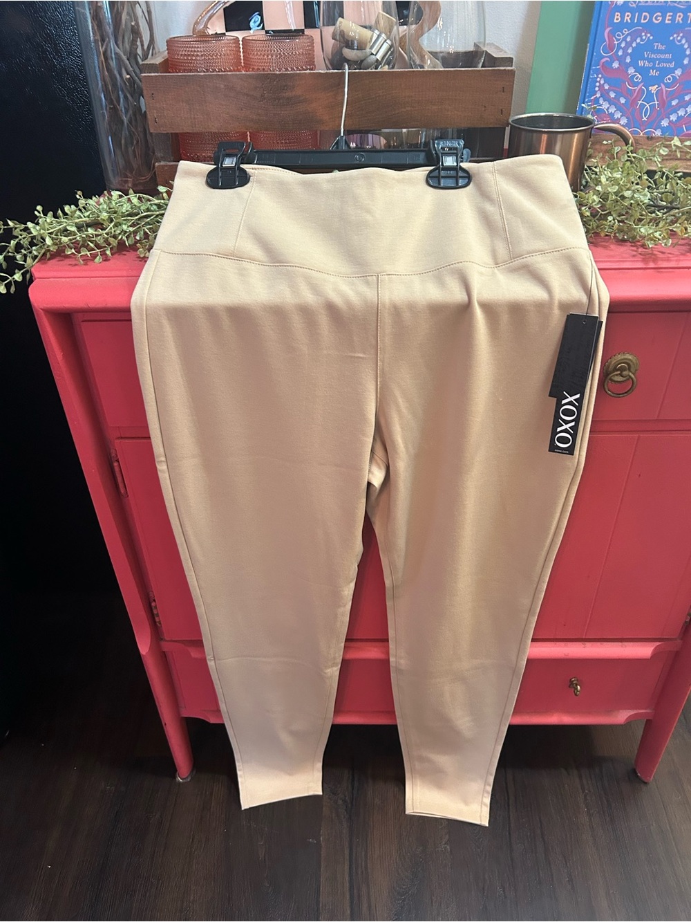 XOXO Women’s' Beige Ponte Pants